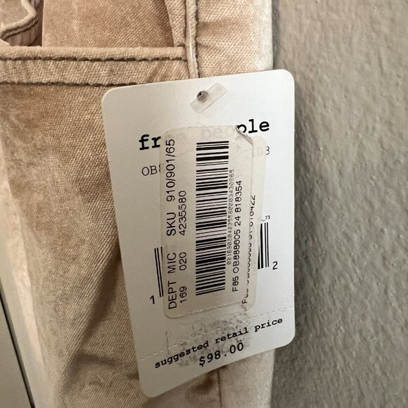 Free People Sweet Jane Velvet Skinny Jeans- Sz 31 (NWT) - Picture 3 of 7